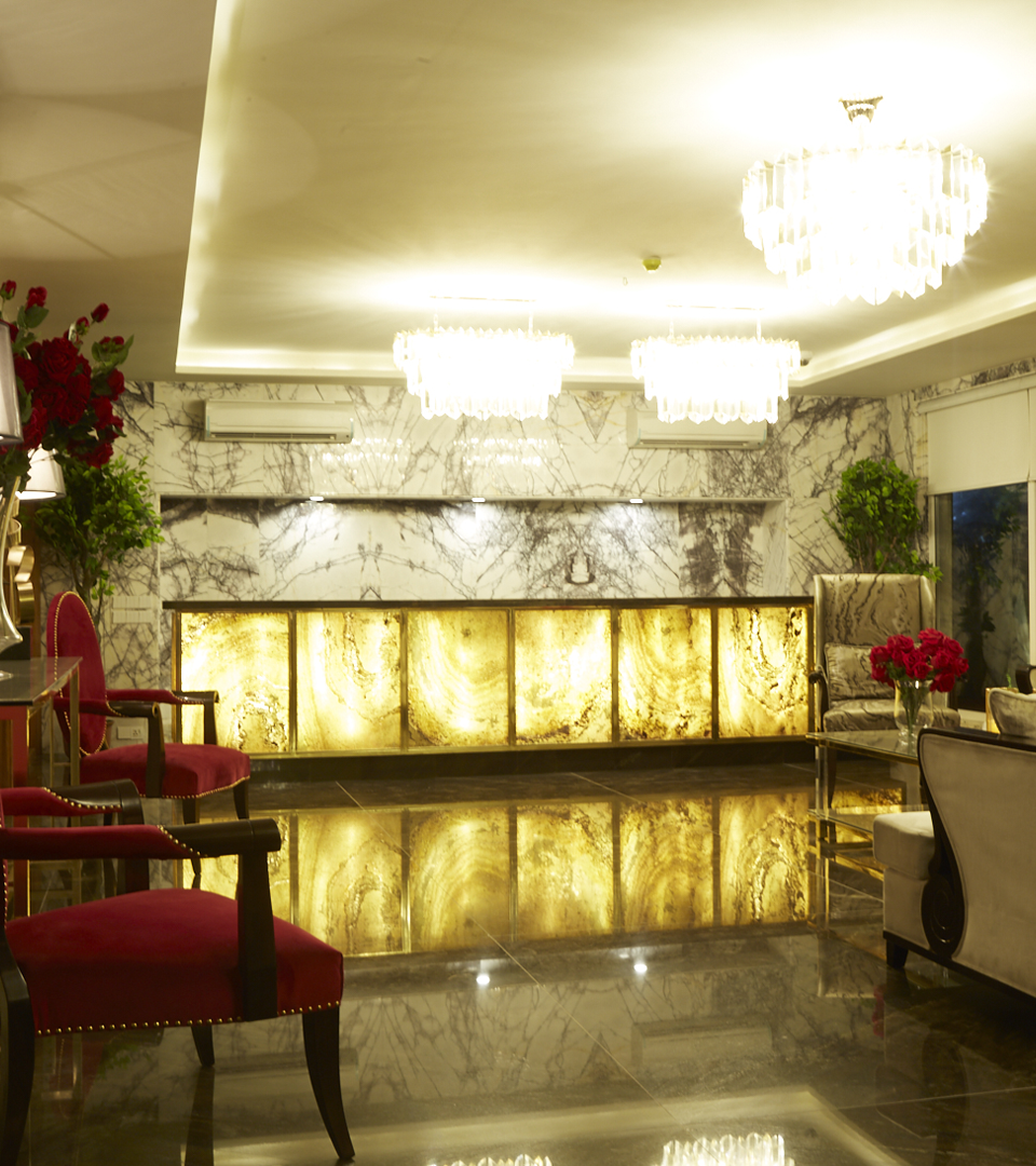 Apartment luxurious reception side 2
